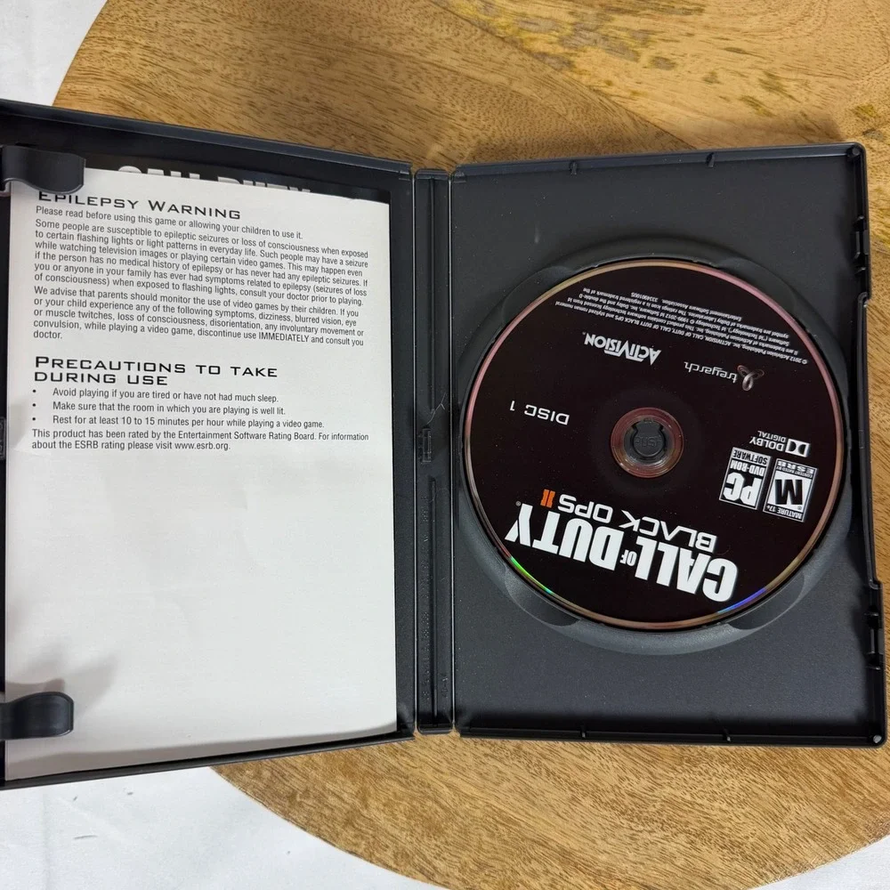 Call of Duty Black Ops II PC DVD-ROM Complete 2-Disc Set Activision Treyarch
